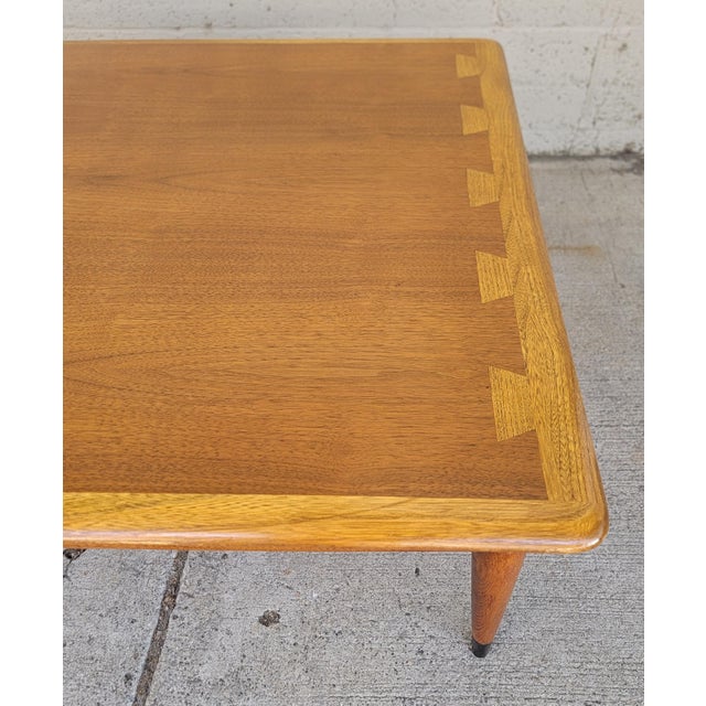 Brown Lane Acclaim Mid-Century Modern Square Coffee Table For Sale - Image 8 of 12