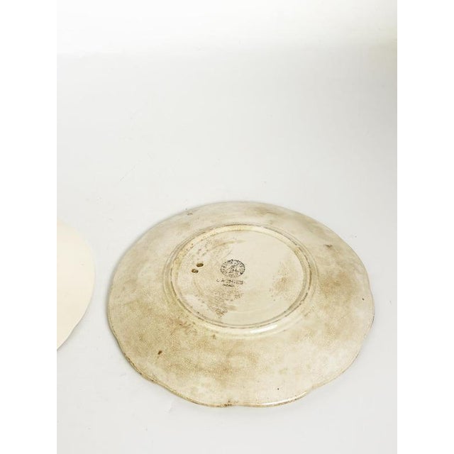 Majolica Plates, France, 20th Century, Set of 2 For Sale - Image 14 of 15