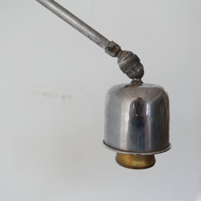Swedish Industrial Painted Extendable Telescopic Wall Light For Sale - Image 5 of 15