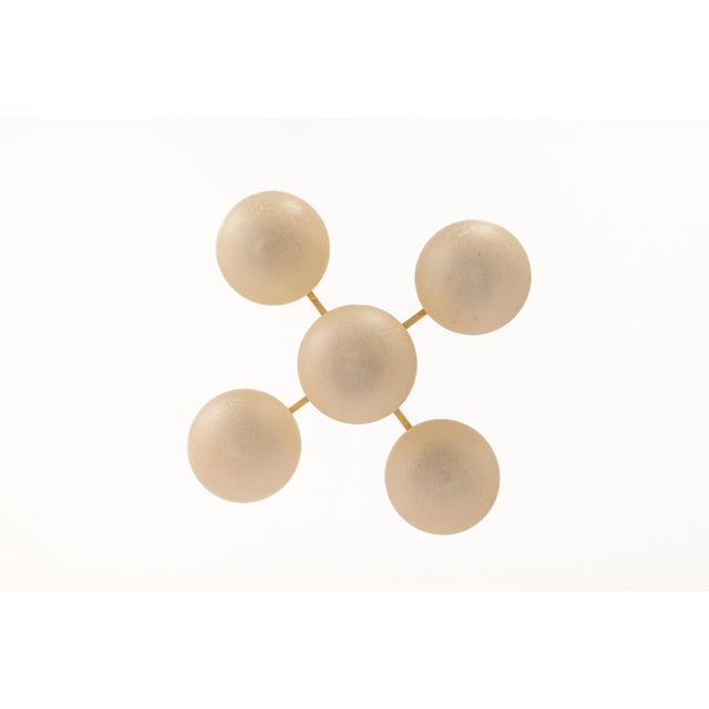 Stunning Sciolari Brass Chandelier, Italy, 1960s For Sale - Image 4 of 13