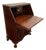Early 20th Century Colonial Revival Mahogany Slant-Front Secretary Desk With Serpentine Drawers, c.1910 For Sale