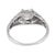 1930s Art Deco Gia 1.03 Carat Old Mine Cut Diamond Platinum Engagement Ring, Size 6.75 For Sale In Los Angeles - Image 6 of 8