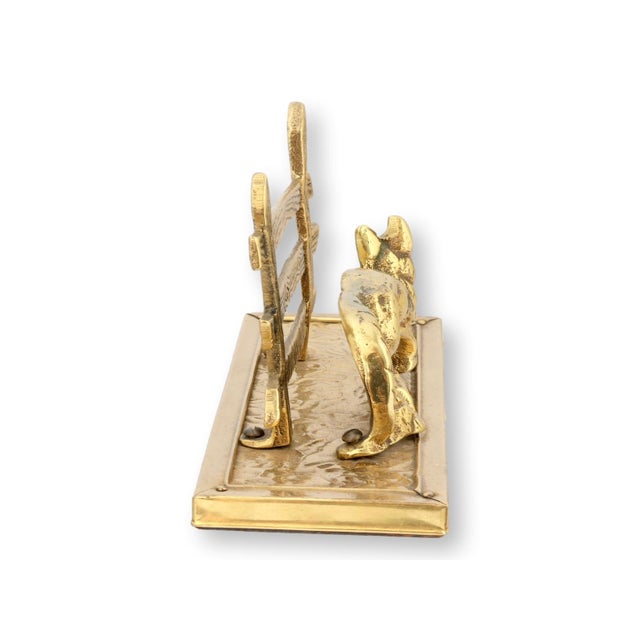 English Fox & Fence Letter Rack For Sale - Image 4 of 4