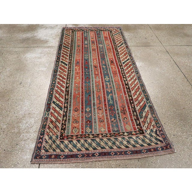 Galerie Shabab Collection Early 20th Century Caucasian Karabagh Rug For Sale In New York - Image 6 of 8