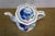 4 Antique Gaudy Welsh Ironstone Cobalt Blue Floral Teapot Pitcher & Bowls For Sale - Image 4 of 18
