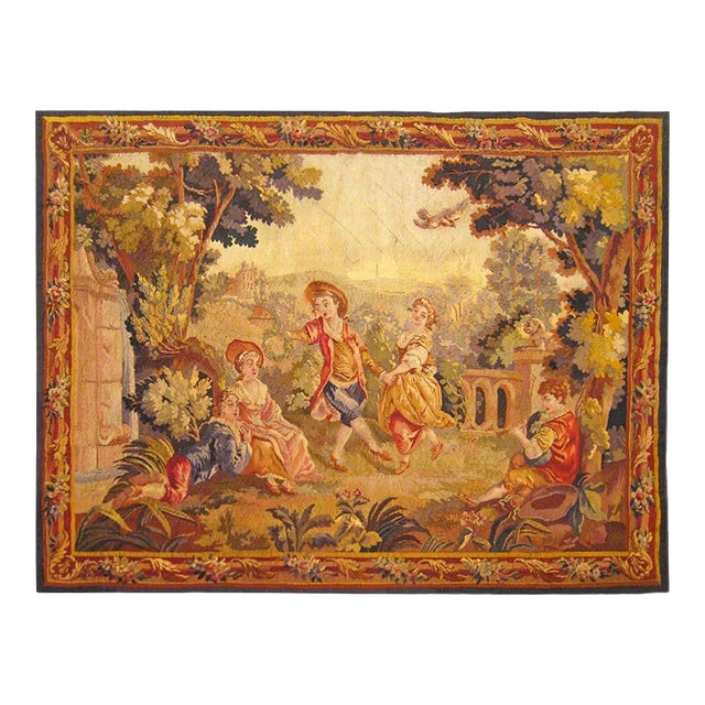 19th Century French Aubusson Tapestry For Sale