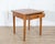 Brown 19th Century Walnut Side Table with Geometric Parquetry Top and Drawer For Sale - Image 8 of 11