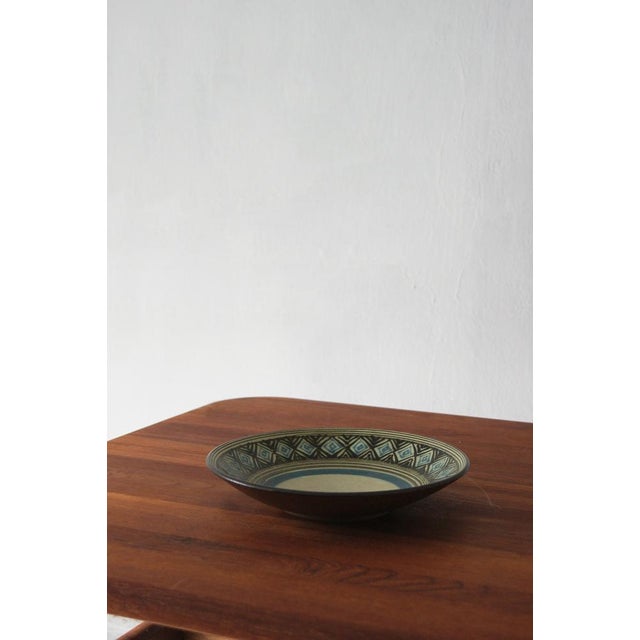 Mid-Century Modern Ceramic Wall Plate from Eva Kumpmann, 1960s For Sale - Image 3 of 5