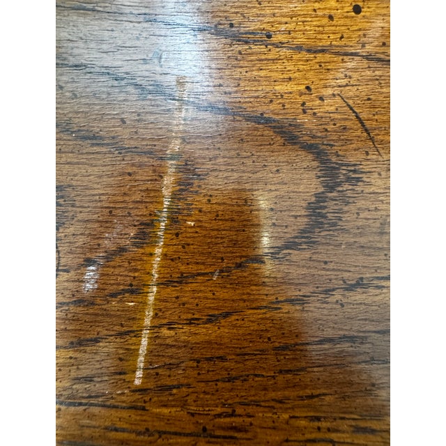 Late 20th Century Henredon Secretary Desk With Glass Shelves For Sale - Image 10 of 11