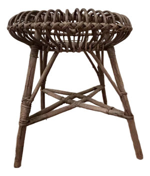 Mid-Century Modern Attributed toFranco Albini Woven Stool