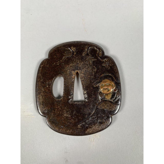 18th Century Tsuba Mokko-gatta Edo period (1603-1868) Japan 18th Century For Sale - Image 5 of 7