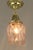 Art Nouveau Pendant Light with Vaseline Glass Shade, Vienna, 1920s For Sale - Image 3 of 8