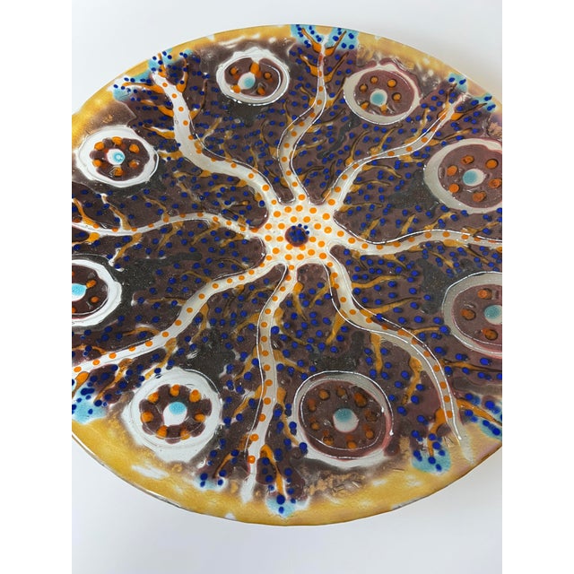 Large Sculptural Bowl in Handmade Fused Glass, 1980s For Sale - Image 13 of 17
