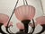 Pink Liberty Style Chandelier, 1960s For Sale - Image 3 of 12