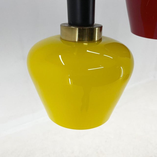 Mid-Century Italian Modern Colourful Cascade Pendant Light, 1970s For Sale - Image 10 of 15