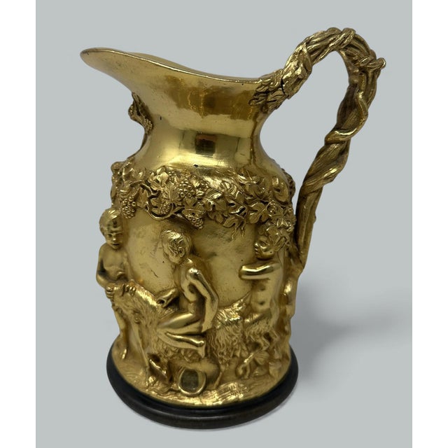 Claude Michel Clodion Antique French Mythological Bronze Ormolu Ewer Claude Michel Clodion Grand Tour For Sale - Image 4 of 11