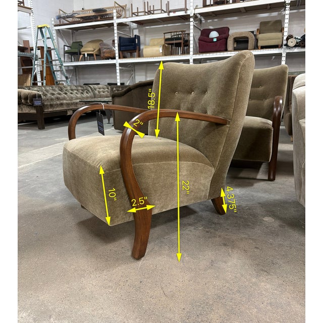Made to Order: Jacques Lounge Chairs - Pair For Sale - Image 14 of 18