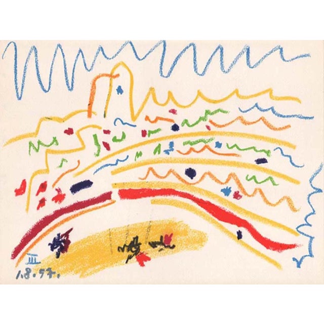 Abstract Pablo Picasso, Toros Y Toreros 3 Dated 1/8/57 For Sale - Image 3 of 3