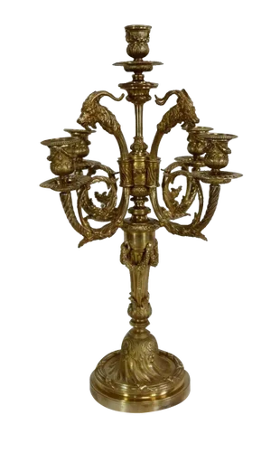 19th Century Bronze Candelabrum