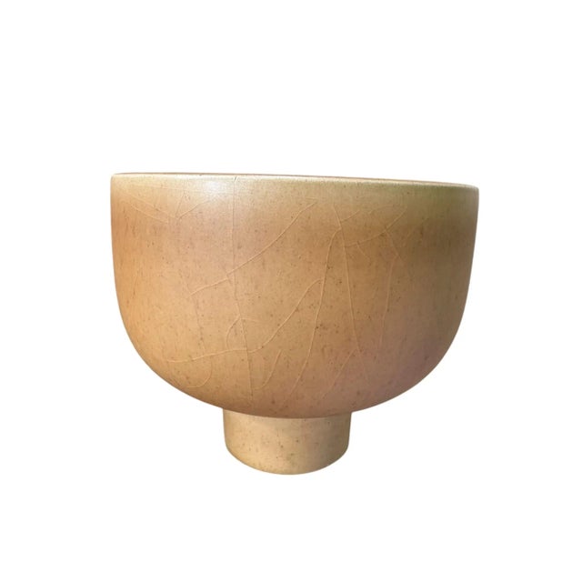 Brown Reproduction Ancient Asian Temple Offering Bowl - Showroom Sample For Sale - Image 8 of 8