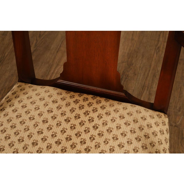Kittinger Colonial Williamsburg Adaptation Set Of Eight Mahogany Dining Chairs For Sale - Image 14 of 18