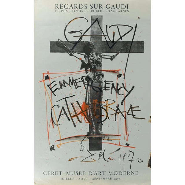 Emergency Cathedral: Gaudi Poster after Dali For Sale - Image 8 of 8