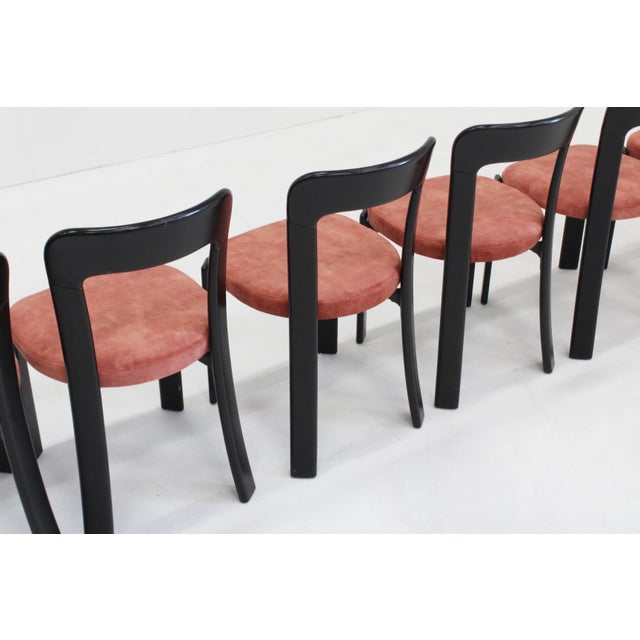 Wood Vintage Swiss Dining Chairs by Bruno Rey for Dietiker, 1970s, Set of 6 For Sale - Image 7 of 12