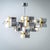 Chrome and Brass Chandelier by Gaetano Sciolari, Italy, 1970s For Sale - Image 15 of 18