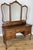 A stunning Vintage French Louis dressing table, beautifully crafted in oak and featuring an elegant triple mirror design...