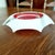 1920s Art Deco Red White Silver Glass Bowl For Sale - Image 12 of 12