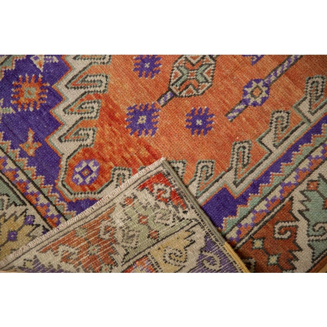 Old New House Vintage Distressed Oushak Rug - 2'5" x 3'11" For Sale - Image 4 of 9