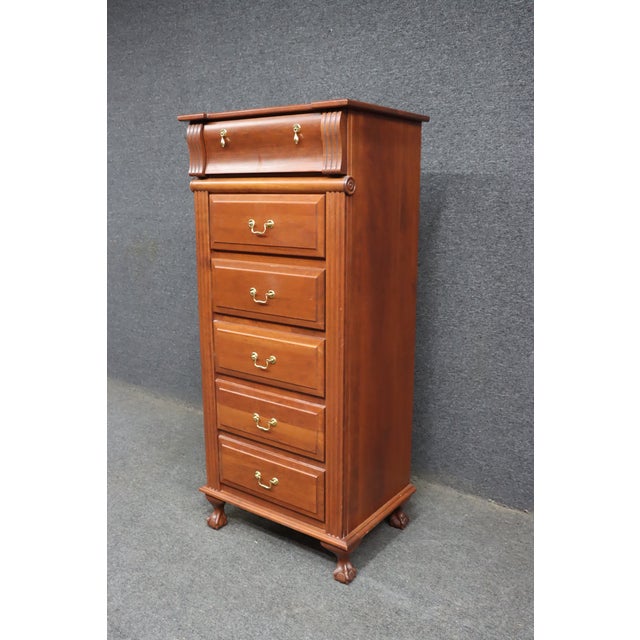 Dutch Designs Cherry Lingerie Chest on Ball & Claw Feet For Sale In Philadelphia - Image 6 of 12