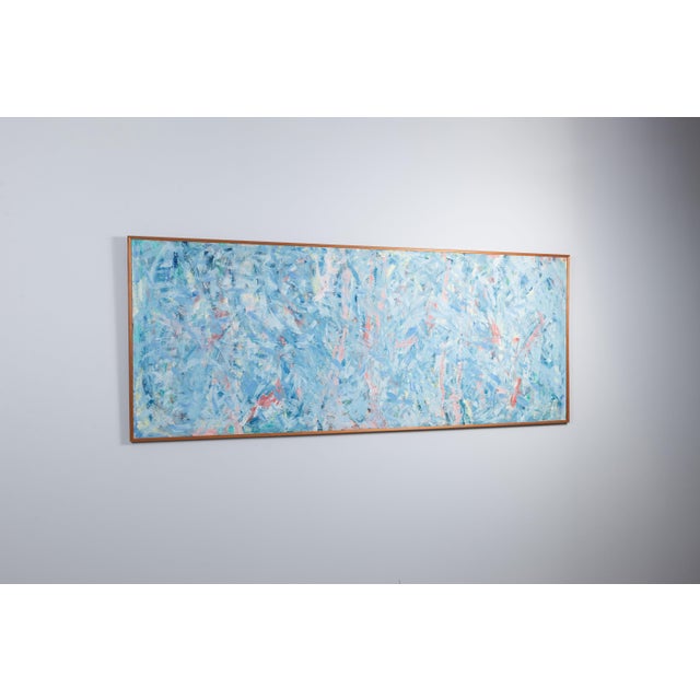 Large Abstract Composition, 1980s, Oil on Canvas For Sale - Image 14 of 14