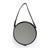 Mid-Century Modern Leather Strap Mirror attributed to Jacques Adnet, France, 1960s For Sale - Image 3 of 8