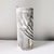 Ash Works Pottery Vase 1990 Anne Schiesel-Harris Black White Ceramic Cylinder For Sale - Image 4 of 5
