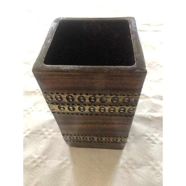 Brown Vase by Bitossi for Illums Bolighus, 1960s For Sale - Image 8 of 13