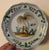 Antique Early 19th Century French Faience Pottery Plate With Mediterranean Palm Tree & Urn Garden Landscape For Sale In New York - Image 6 of 7