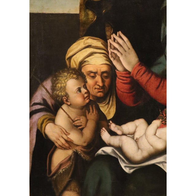 Scipione Pulzone, Madonna and Child, 1590, Oil on Canvas For Sale - Image 3 of 16