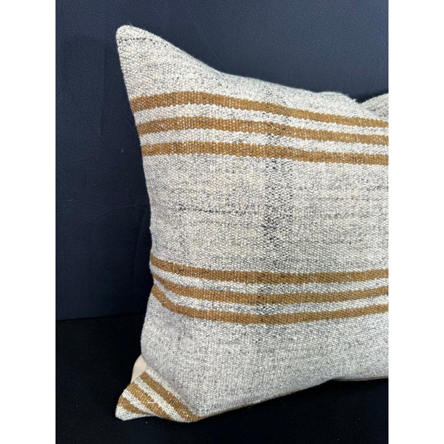 Turkish Hemp Pillow Cushion Natural Beige Yellow Pillow Cushion Cover 20"x20" #30635 Enhance your home decor with our...
