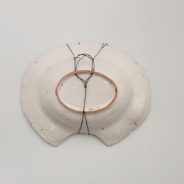 19th Century French Faïence Shaving Bowl For Sale In San Francisco - Image 6 of 6