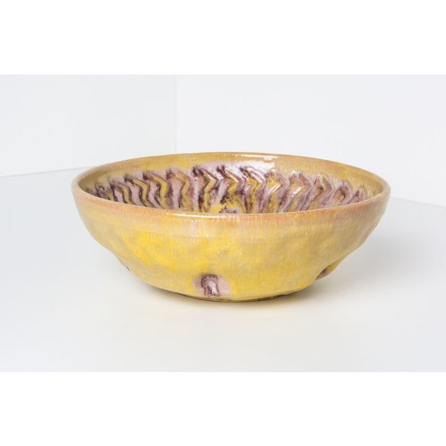 Small Ceramic Bowl from the great master and innovator of Modern Italian Ceramics, Guido Gambone. Signature and famous...
