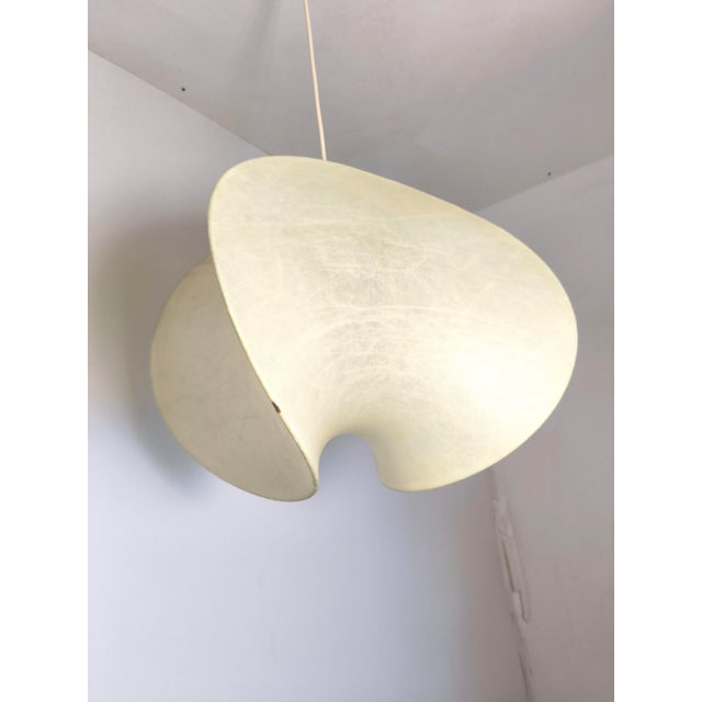 Biomorphic Cocoon Pendant Lamp by Friedel Wauer for Goldkant, 1960s For Sale - Image 6 of 10