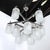 Metal Art Deco Style 10 Arm Frosted & Etched Glass Chandelier W/ Polished Nickel Frame For Sale - Image 7 of 18