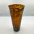 1970s hand-blown Murano glass vase featuring a captivating leopard print pattern. Crafted in Italy during the height of...