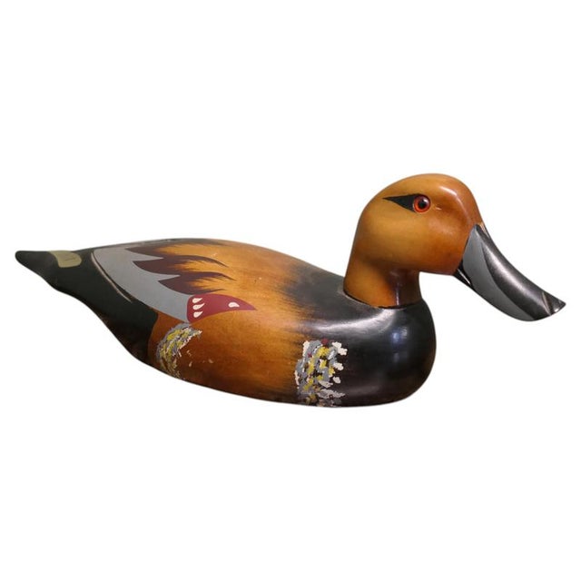 Chinese Painted and Decoy Duck, 1900 For Sale - Image 9 of 9