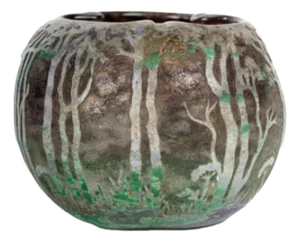 Landscape Vase from Daum Nancy, 1905