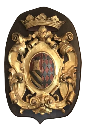 19th Century Royal Seal Coat of Arms