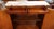 1920's Walnut French Louis XV Style Marble Top Bookcase China Bar Cabinets, 2 Pieces For Sale - Image 12 of 16