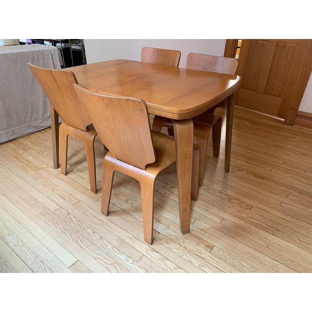 Thaden Jordan Birch Bentwood Dining Set 5 Pieces Chairish