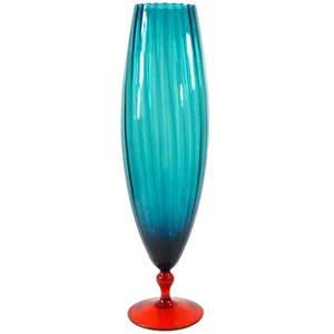 Large Art Glass Empoli Italian Vase, 1970s